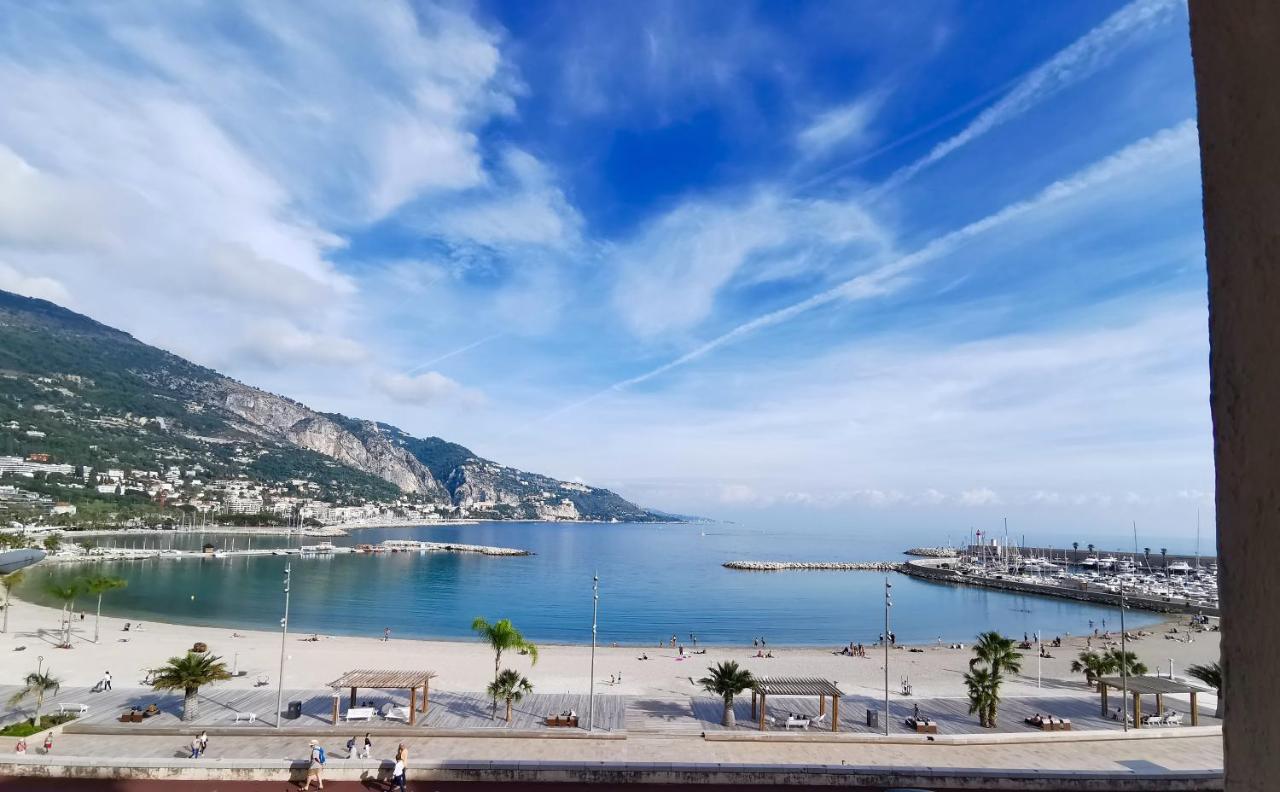 Magnifique Duplex Vue Mer Menton Exteriör bild