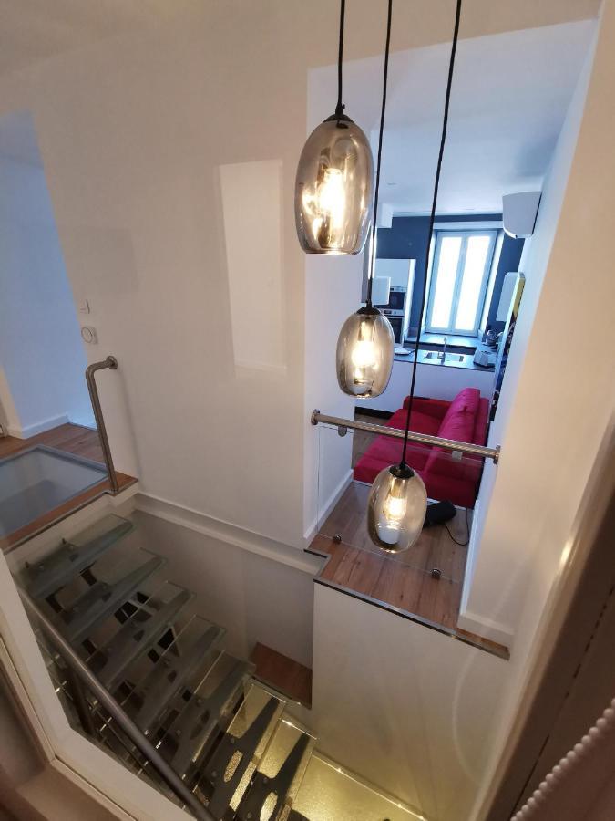 Magnifique Duplex Vue Mer Menton Exteriör bild